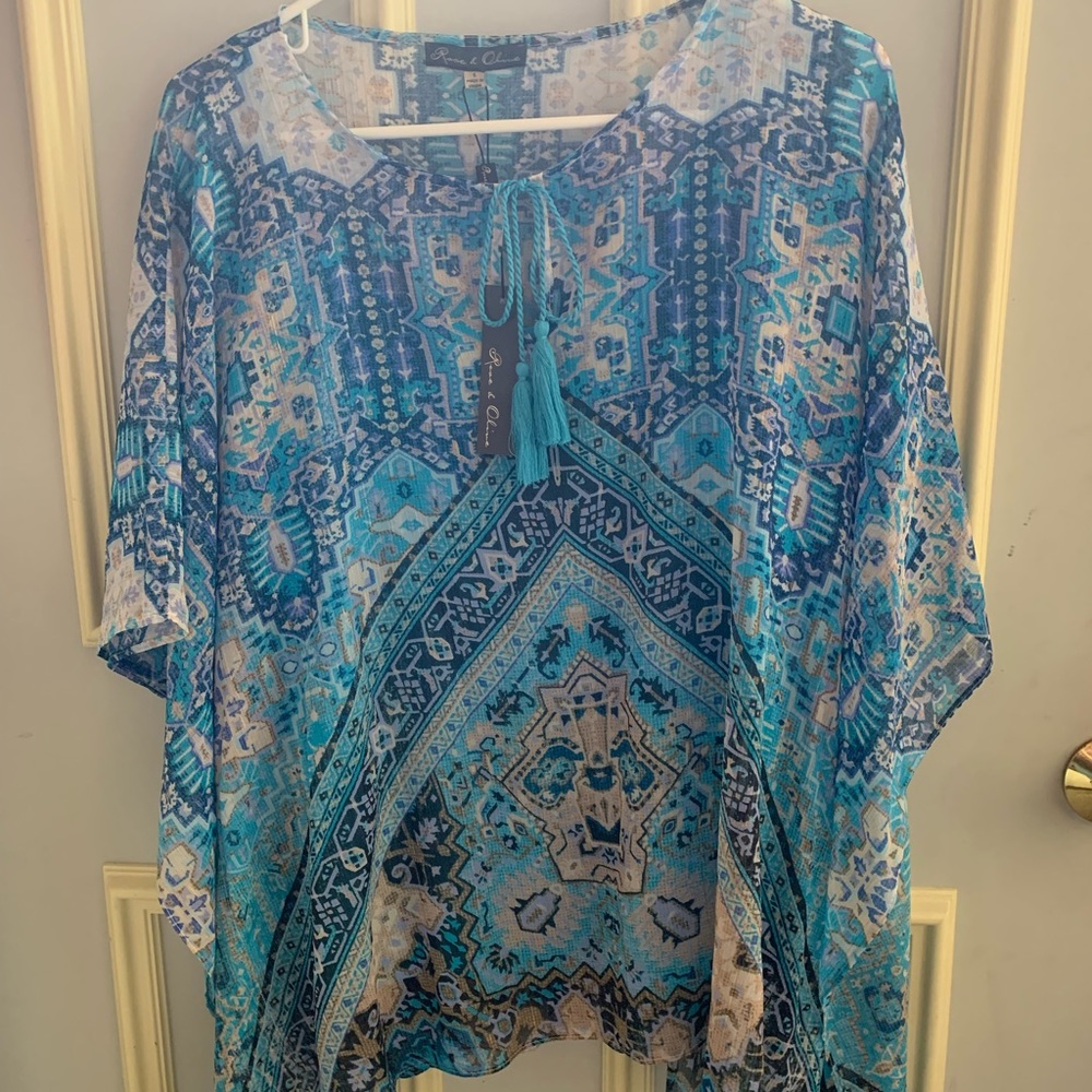 Rose & Olive woman’s blouse perfect for warm weather.